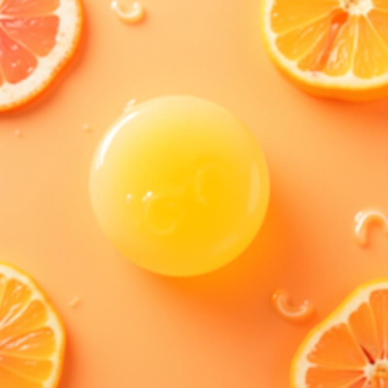 Citrus splash hand soap with orange peel
